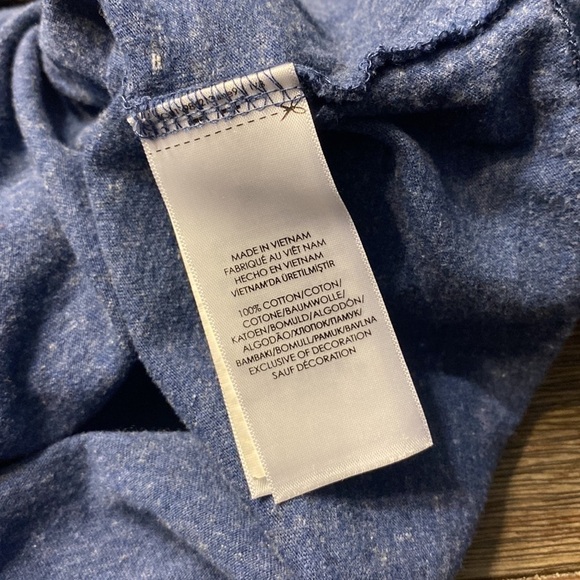 Polo Ralph Lauren Men's Crew Neck Long Sleeve Tee Navy Heather Size Large - Picture 8 of 8